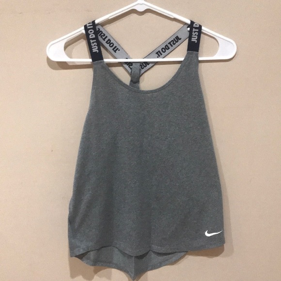 Nike Tops - Nike Dri-Fit Gray Workout Tank sz Xs